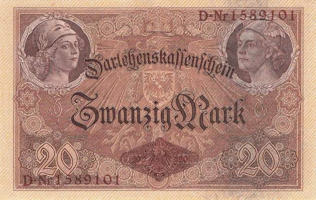 20 Mark Serie D 1914